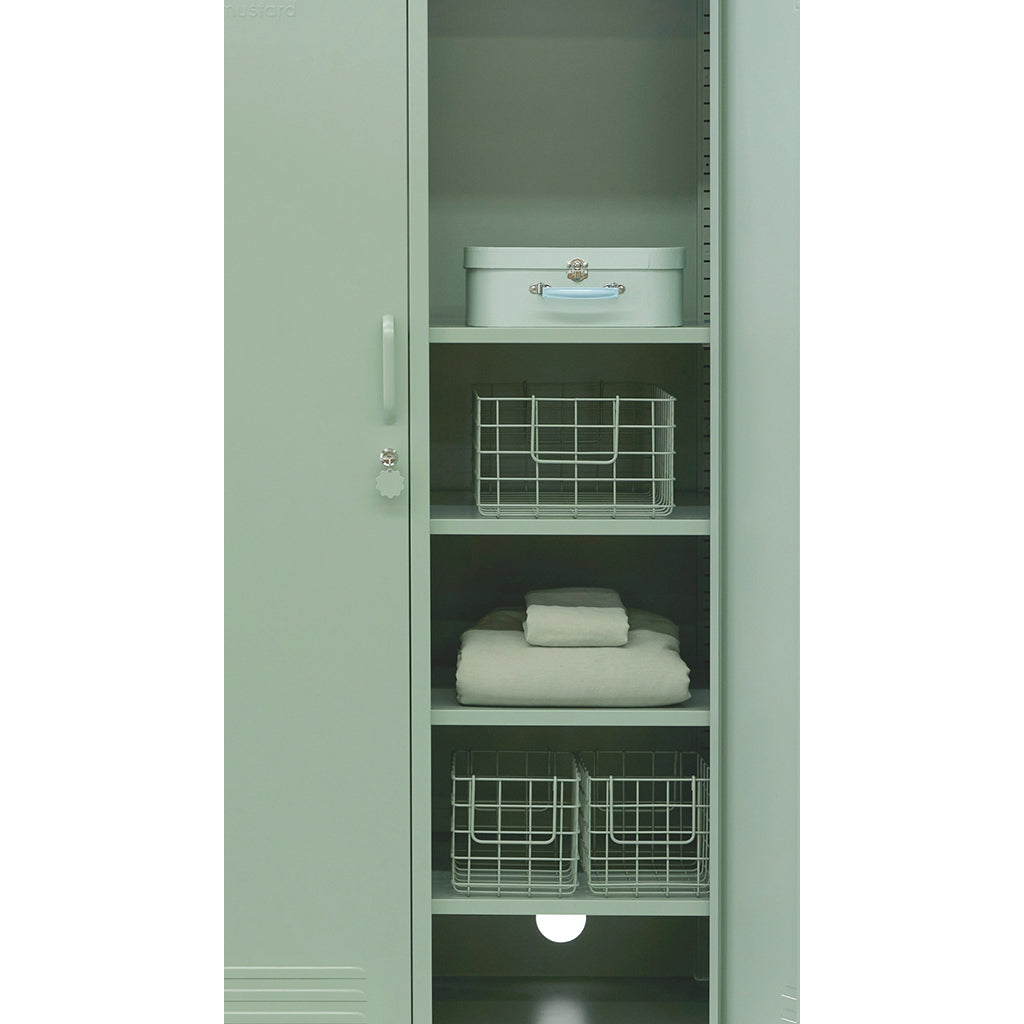 Mustard Made Baskets, sett med 3 trådkurver - Sage