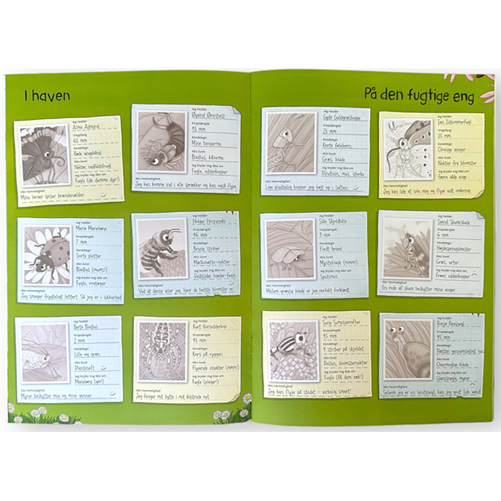 Forlaget Bolden, Naturens verden – med klistremerker – Insekter og andre smådyr