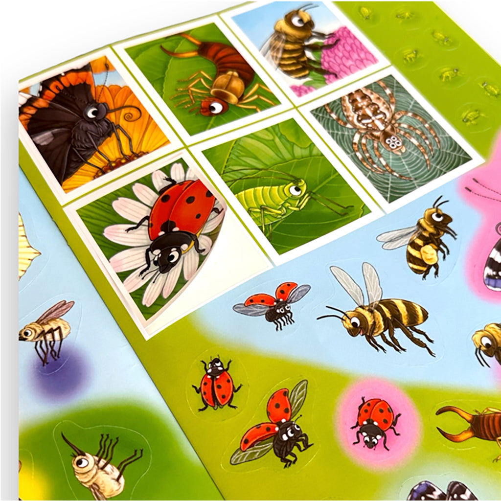 Forlaget Bolden, Naturens verden – med klistremerker – Insekter og andre smådyr