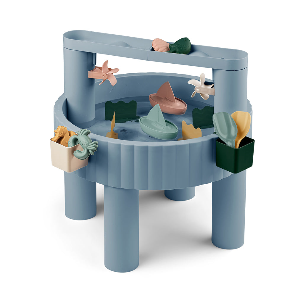 Liewood Sepp aktivitetsbord, sand- og vandlegetøj - Beach blue multi mix