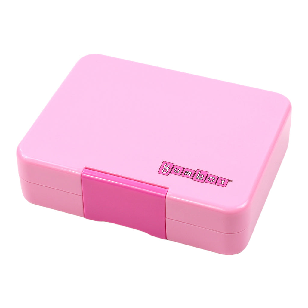 Yumbox matboks m. 3 rom, Snack - Power Pink/ Rainbow tray