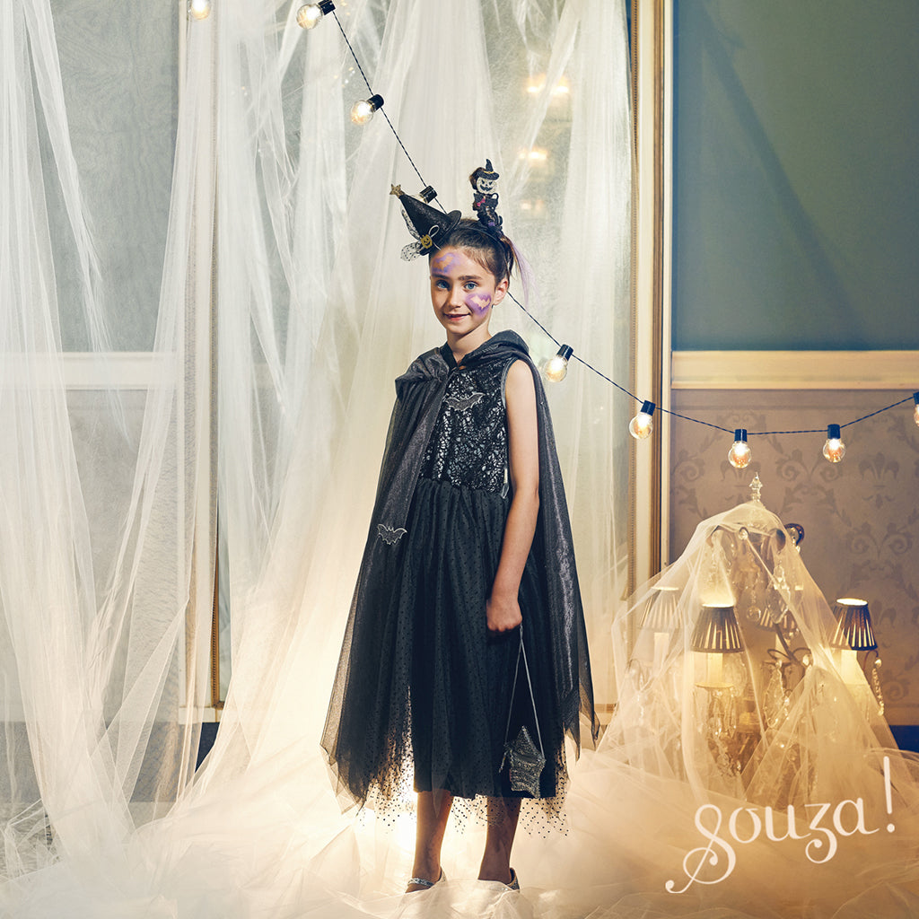 Souza Mathilde kappe m. flaggermus, Str. 3-10 år