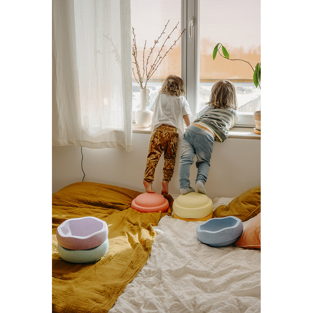 Stapelstein® Original regnbue pastell