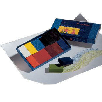 Stockmar bivoksfarger, blokker - 12 stk