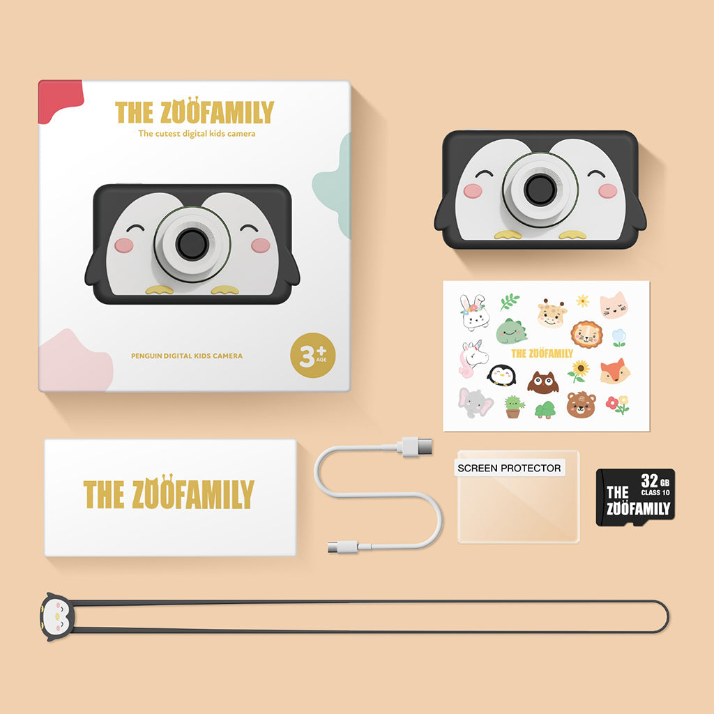 The ZooFamily, Zoo Friends barnekamera, 3-7 år - Pingvin