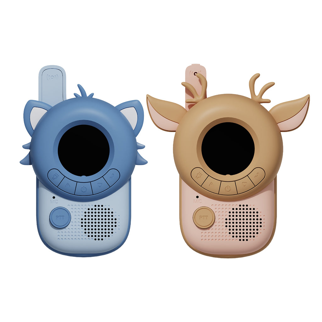 The ZooFamily, Zoo walkie talkie til børn, fra 3 år - Vaskebjørn/hjort