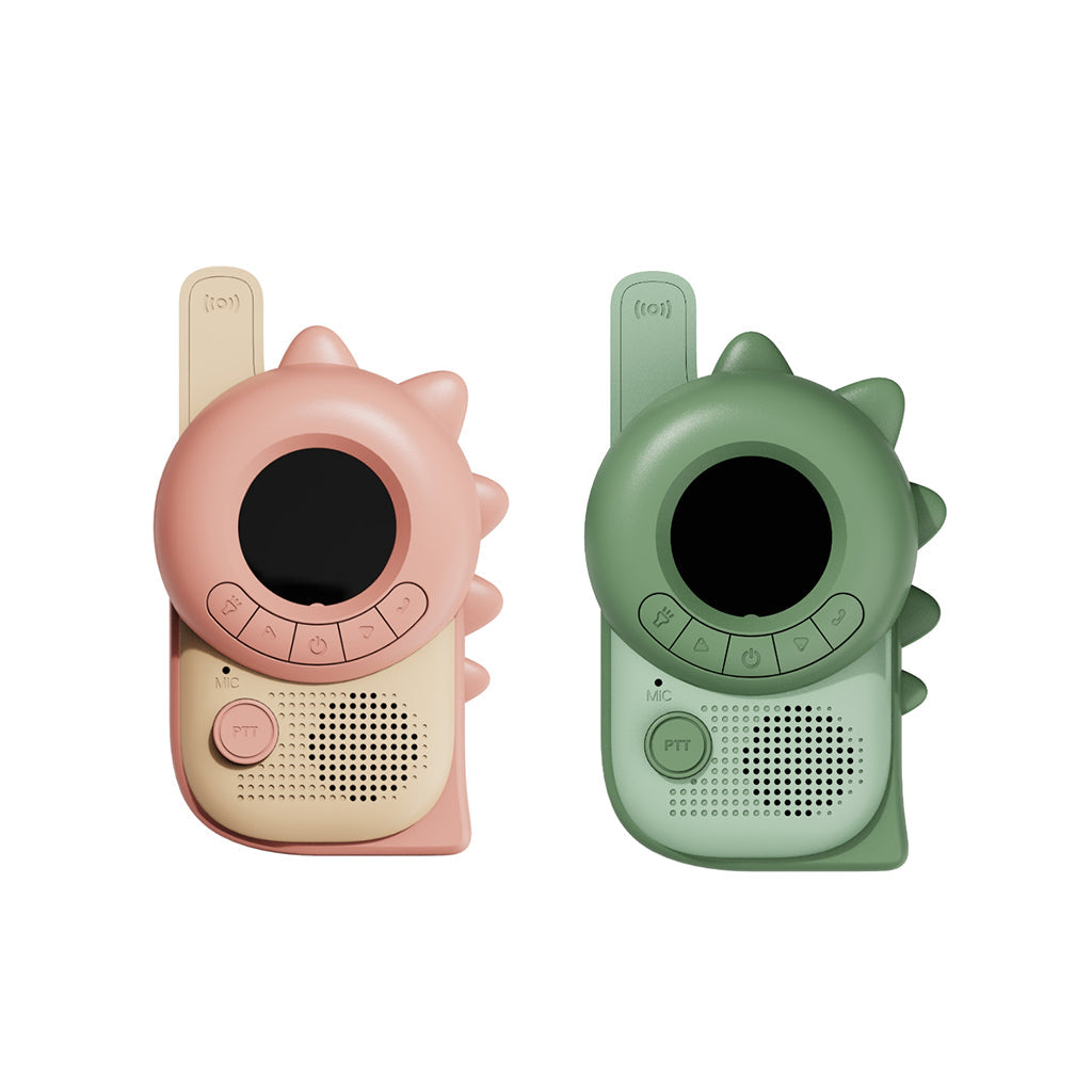 The ZooFamily, Zoo walkie talkie for barn, fra 3 år - Dino pink og grøn
