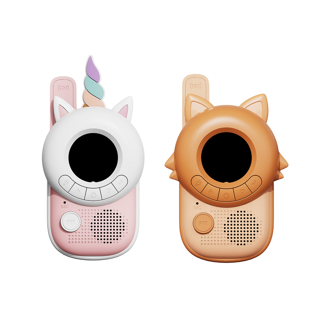 The ZooFamily, Zoo walkie talkie for barn, fra 3 år - Ræv - Enhjørning
