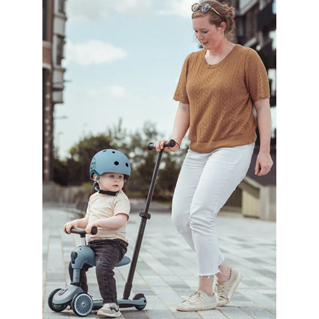 Scoot and Ride, Highway Kick 1, Push & Go sparkesykkel med skyvestang - Stål