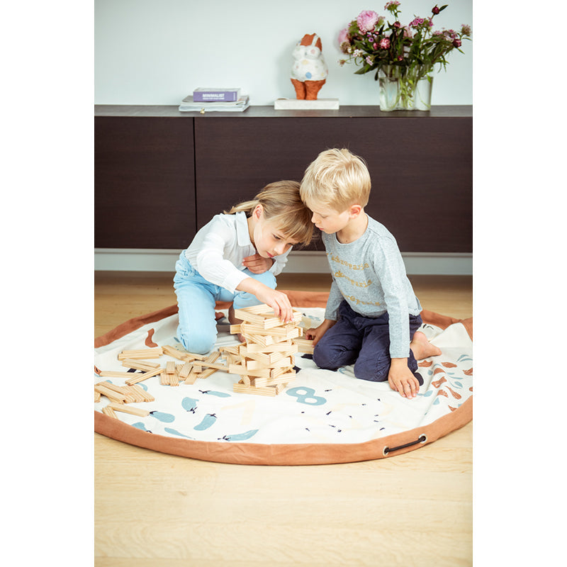 Play&Go To-i-ett teppe, Veggie numbers