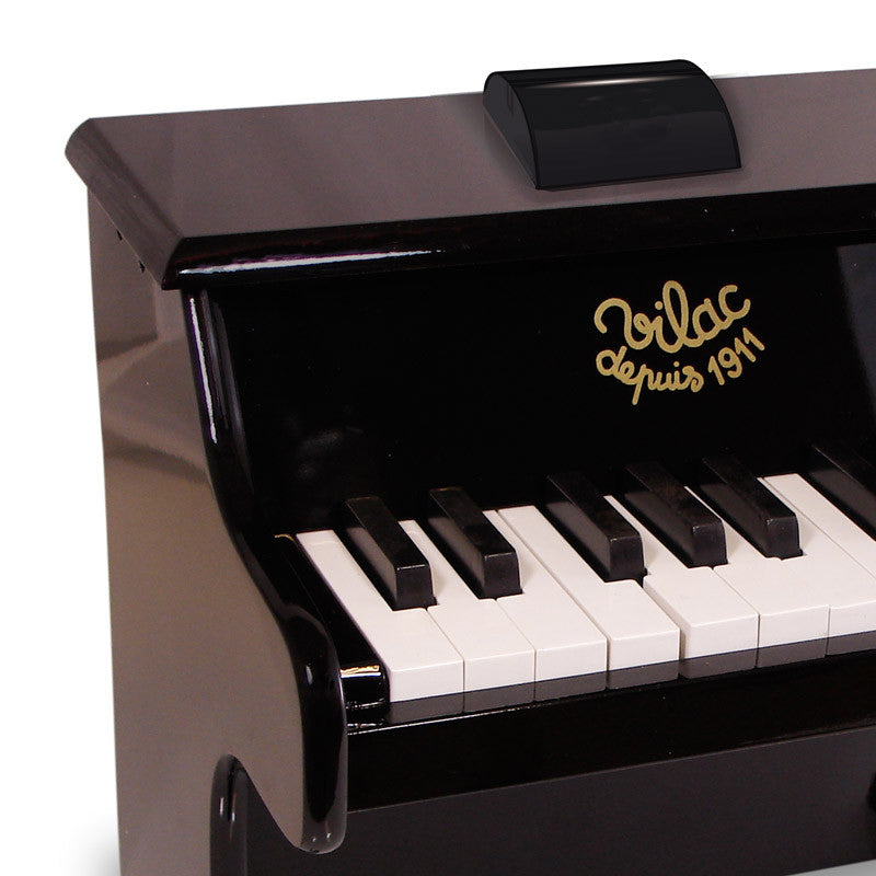 Vilac klaver i tre, svart