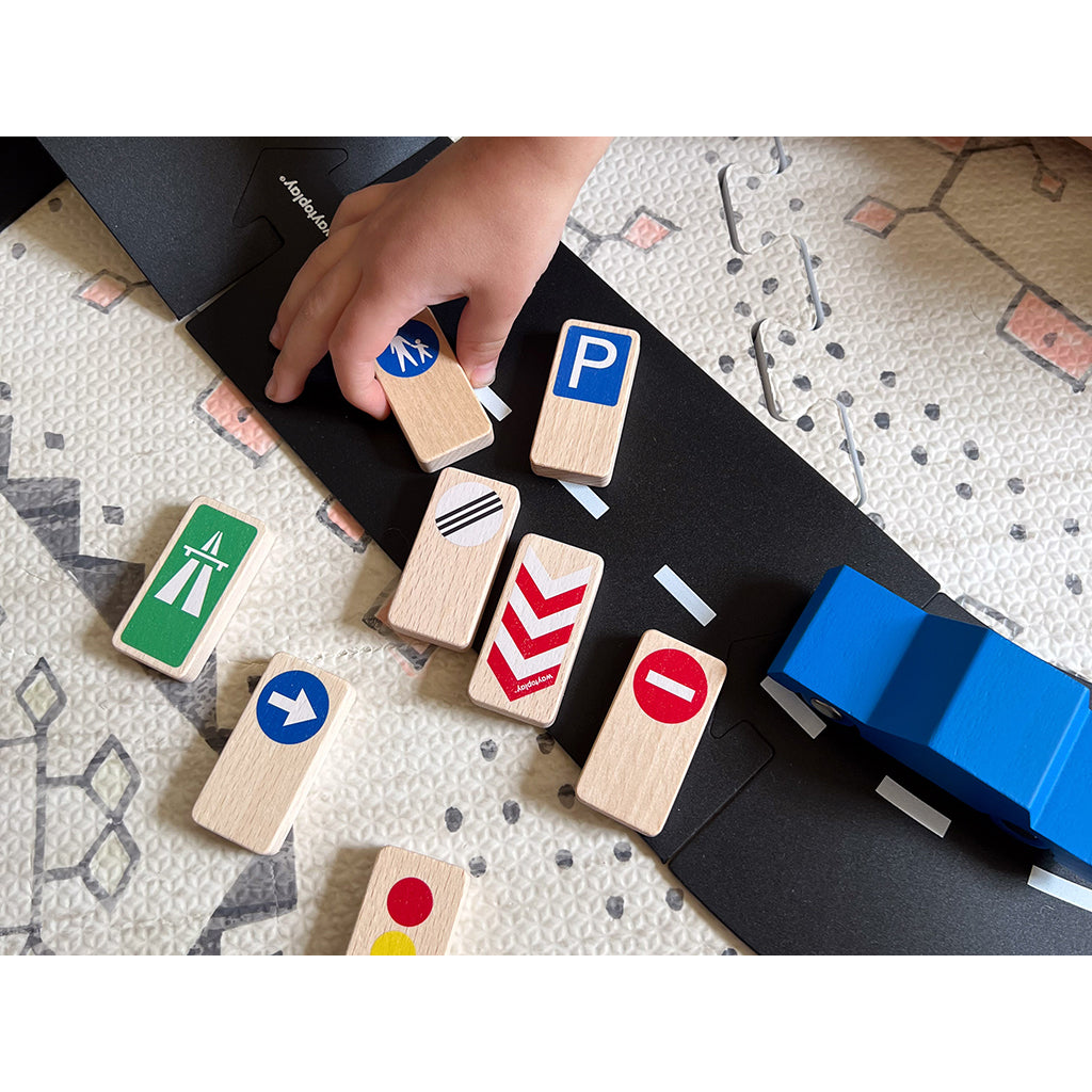 Waytoplay trafikkskilt, 8 deler