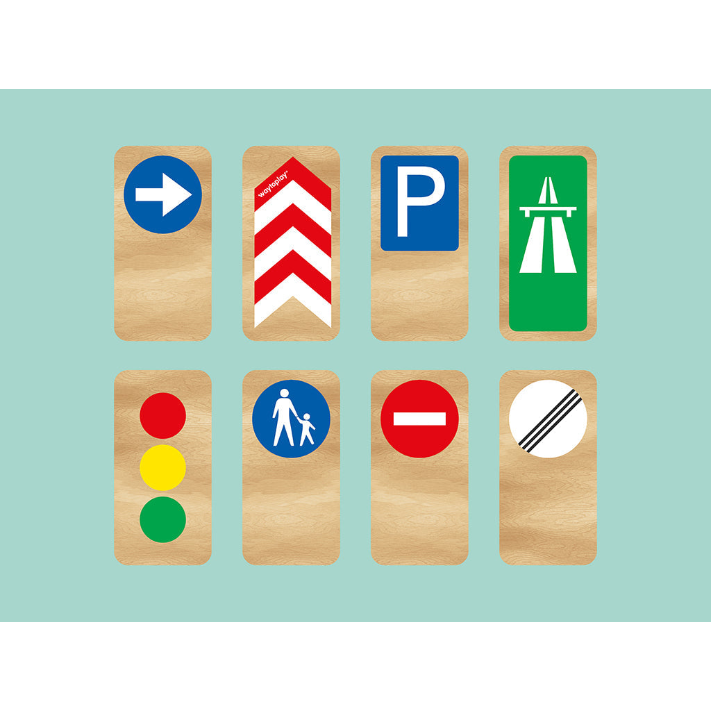 Waytoplay trafikkskilt, 8 deler