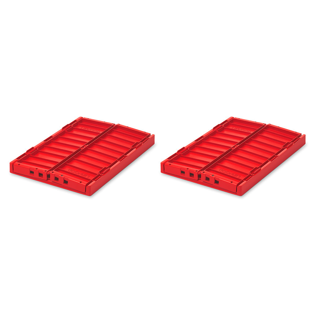 Liewood Weston foldekasse M, 2-pk - Apple red