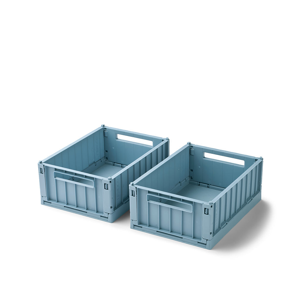 Liewood Weston foldekasse S, 2-pak - Beach blue