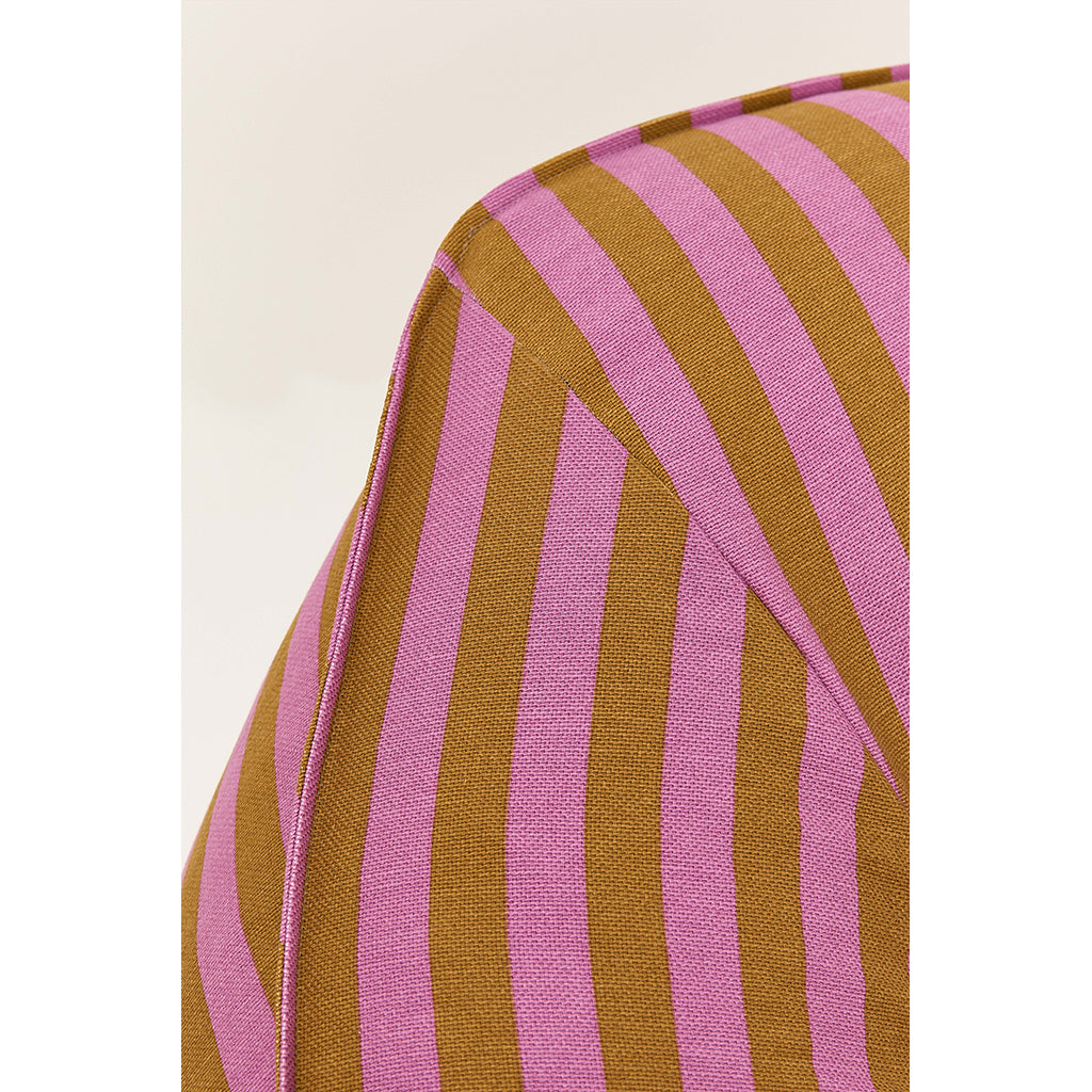 Nobodinoz Ziggy lenestol, sakkosekk - Pink curry stripes