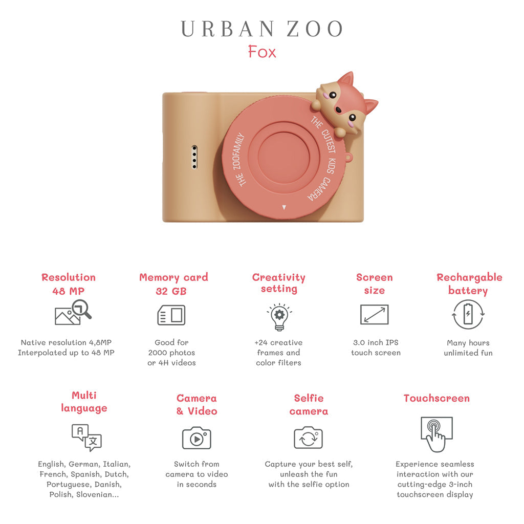 The ZooFamily, Urban Zoo barnekamera, 5-10 år - Rev