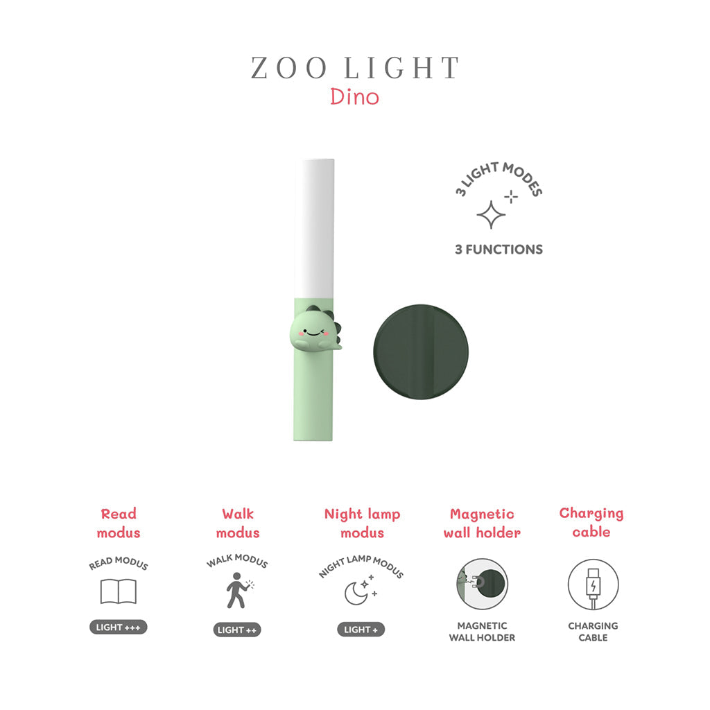 The ZooFamily, Zoo light, Lommelykt - Dino