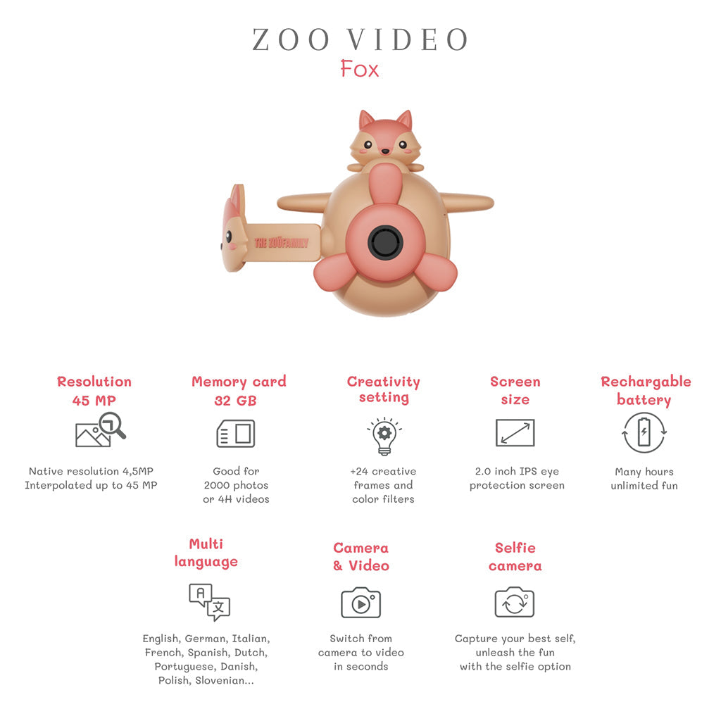 The ZooFamily, Zoo Videokamera, fra 5-11 år - Rev