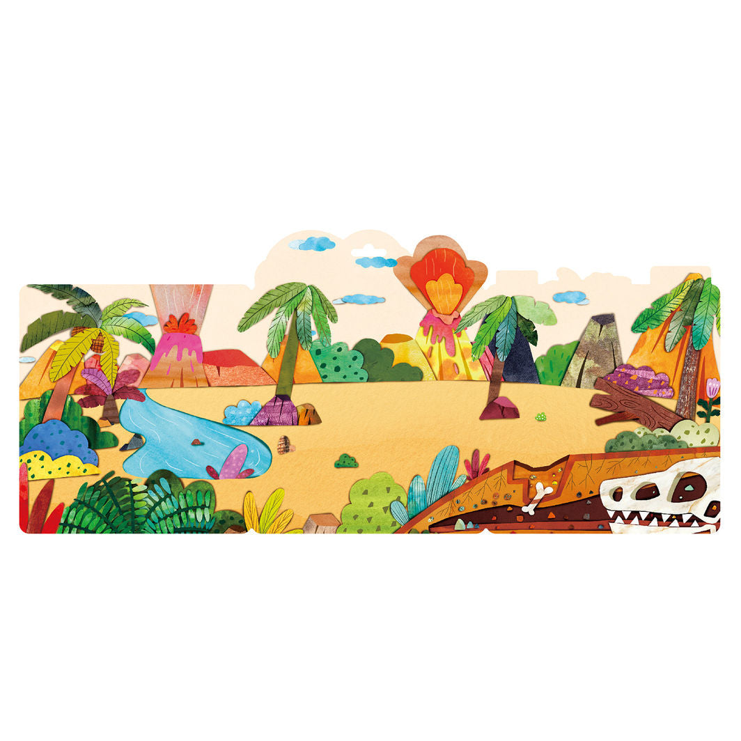 mierEdu - Jelly Stickers 34 stk - Flyttbare - Dinoland