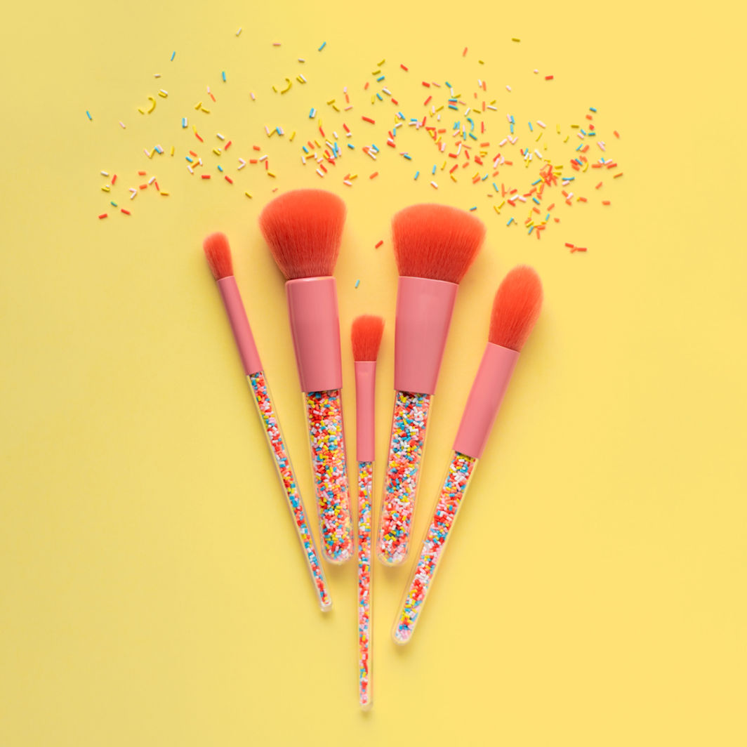 Oh Flossy Sprinkle sminkekoster for barn, sett med 5 stk.