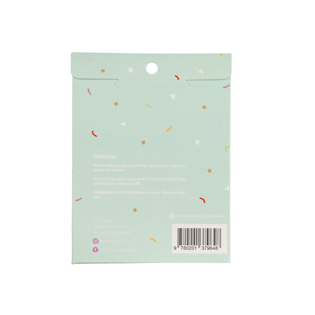 Oh Flossy, Neglestickers – 4-pakning
