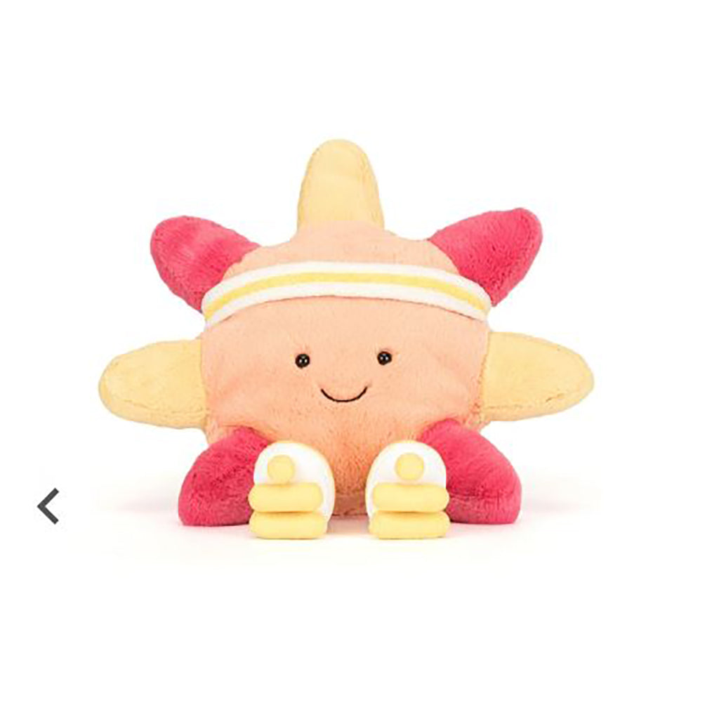 Jellycat kosebamse, Amuseables sol på rulleskøyter - 30 cm