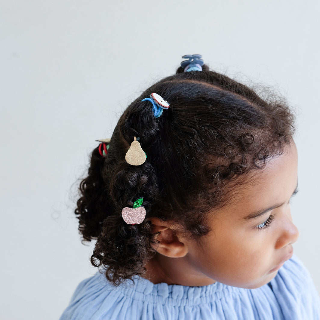 Mimi & Lula - 8 hårelastikker - Mini Fruity Mushroom Village