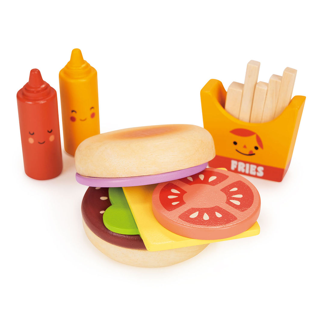 Mentari, Lekemat i tre – Stort burgersett