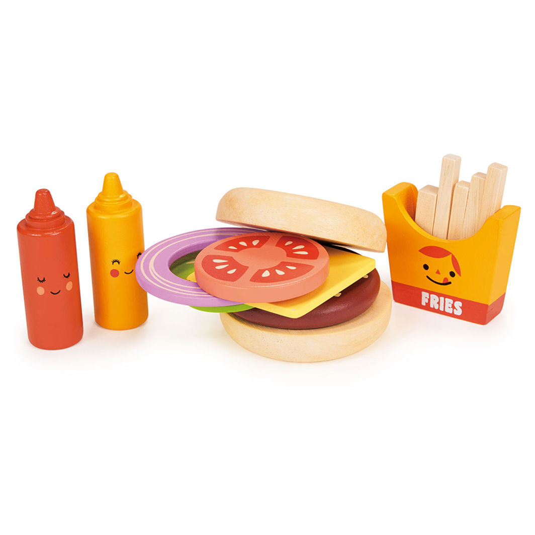 Mentari, Lekemat i tre – Stort burgersett