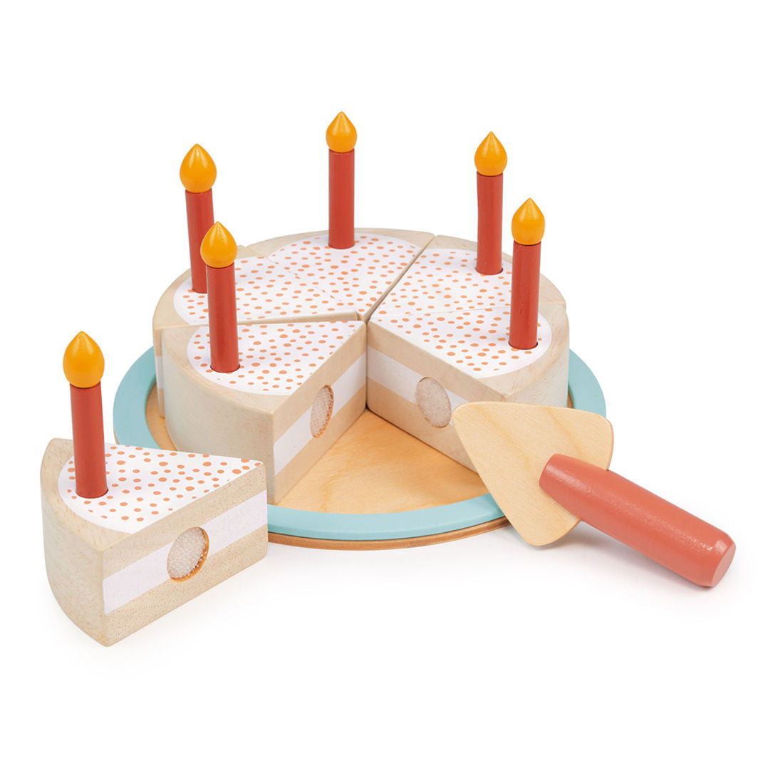 Mentari, Lekemat i tre - Bursdagskake med lys