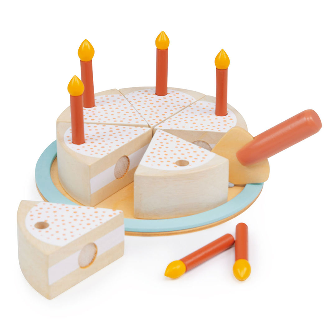 Mentari, Lekemat i tre - Bursdagskake med lys