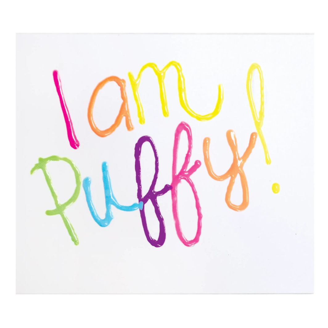 Ooly, magic Puffy Pens 6 stk - Neon
