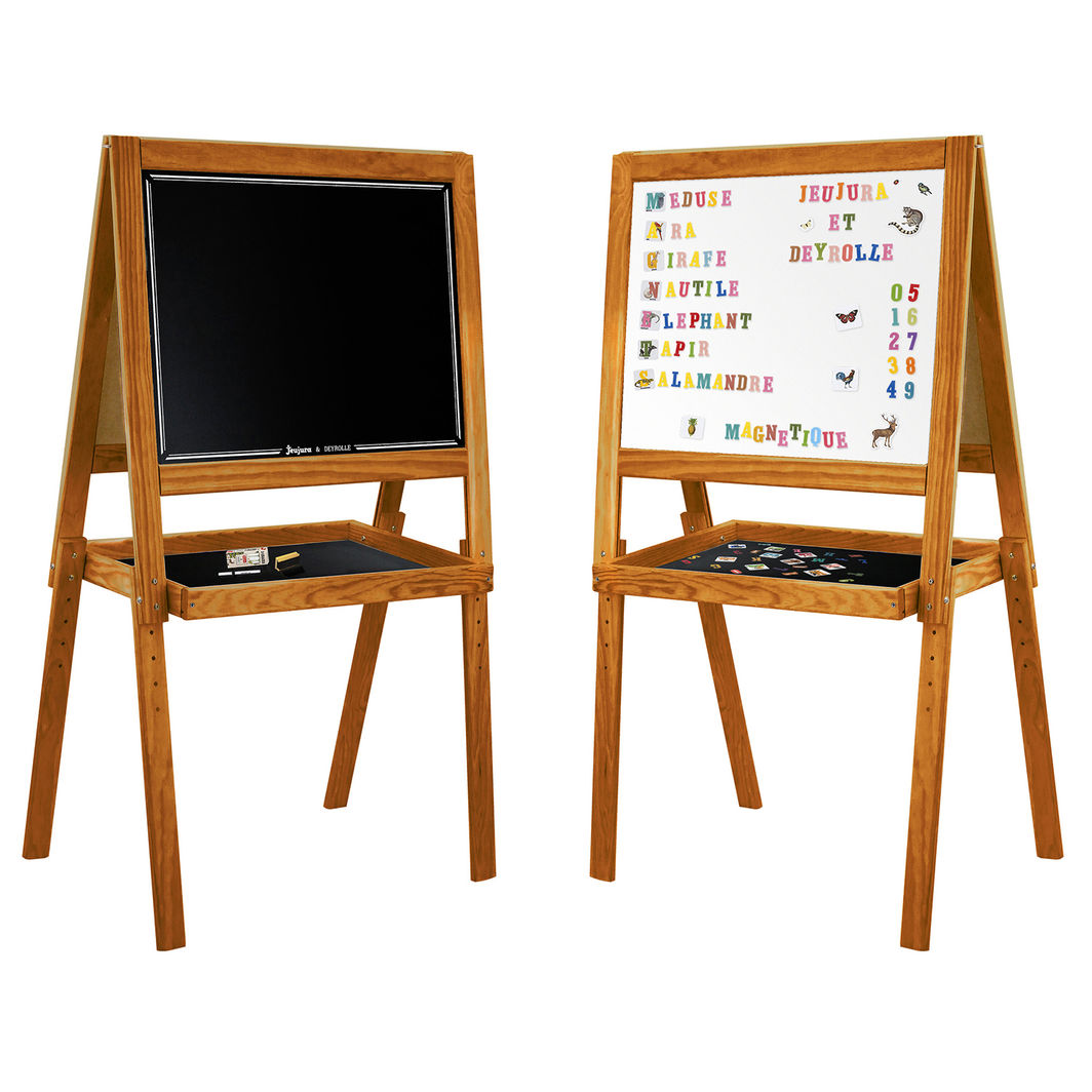 Vilac Jeujura, skoletavle, 2-sidet med magneter i Deyrolle design