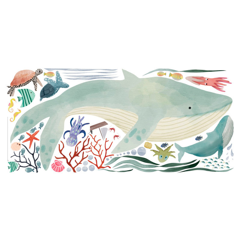 Mimi lou veggklistremerke, Giant ocean