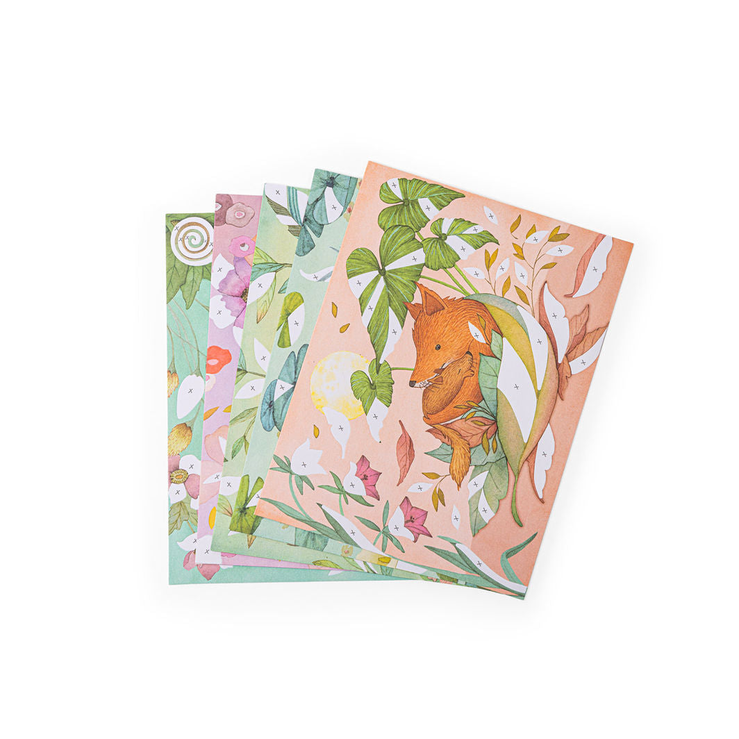 Moulin Roty overføringsark, Fantasy Board Dekorark - Les Rosalies