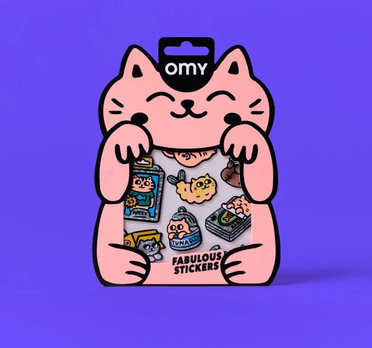 Omy Kitty klistermærker til børn
