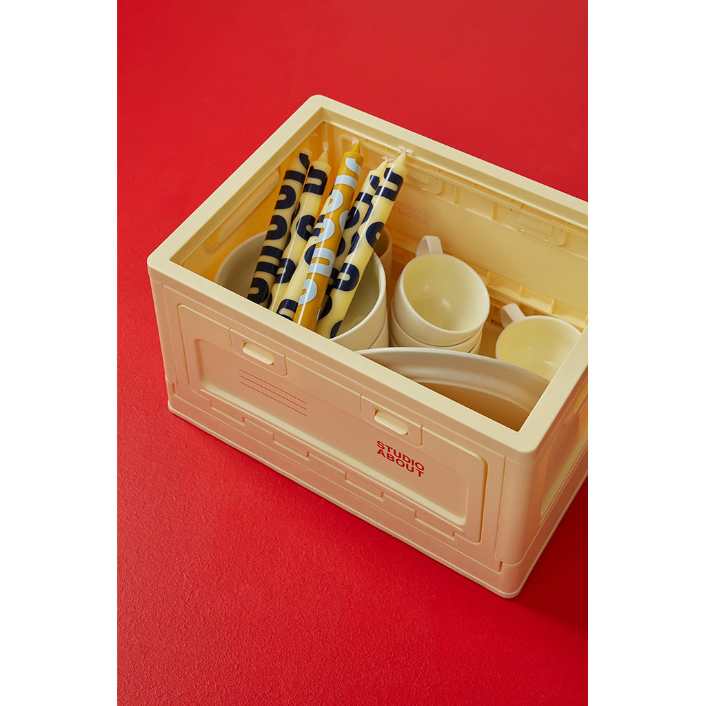 Studio About, Box medium - Lys gul