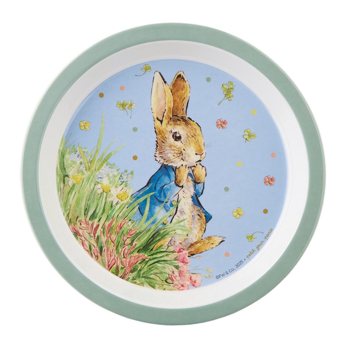 Petit Jour Paris, Peter Kanin flat tallerken – grønn