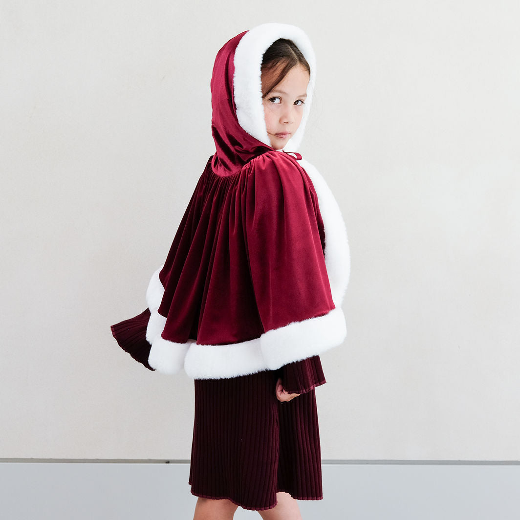 Mimi & Lula Cape, Red Mrs. Claus