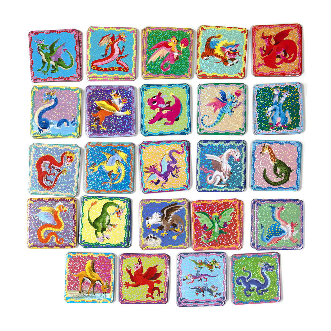 eeBoo Memoryspill, Drager og glitter