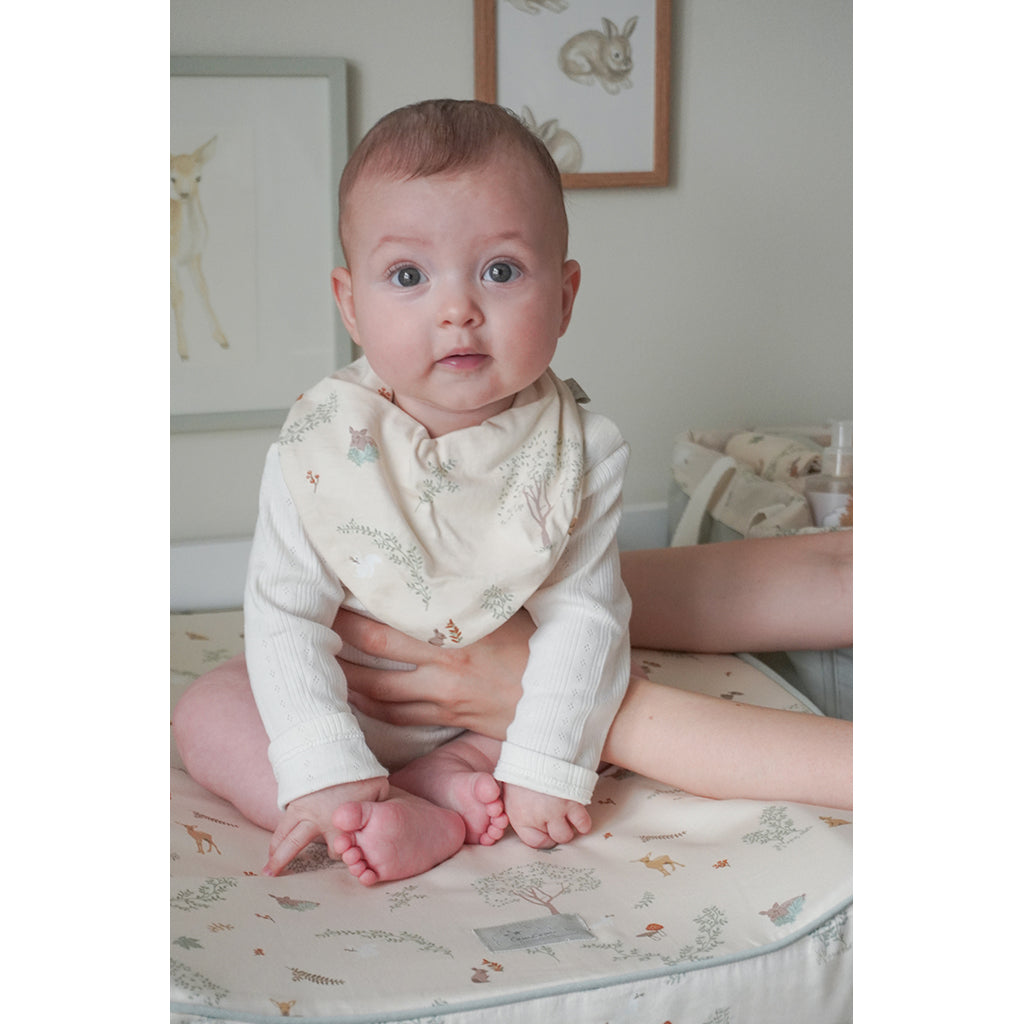 Cam Cam Bandana-smekke, jersey, 2-pakning - GOTS - Woodland