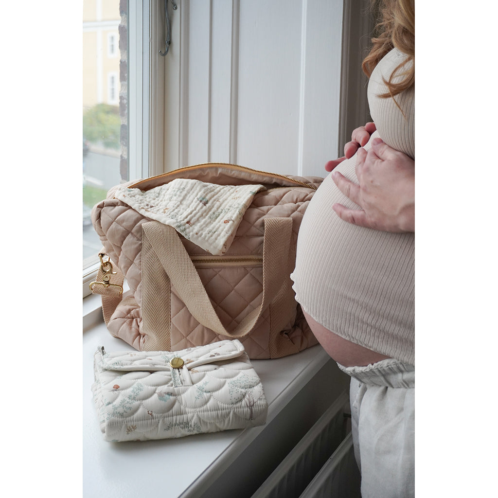 Cam Cam musselinteppe til baby, økologisk - GOTS - Woodland