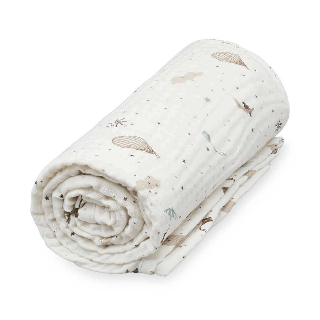 Cam Cam muslin babytæppe, økologisk, GOTS - Dreamland