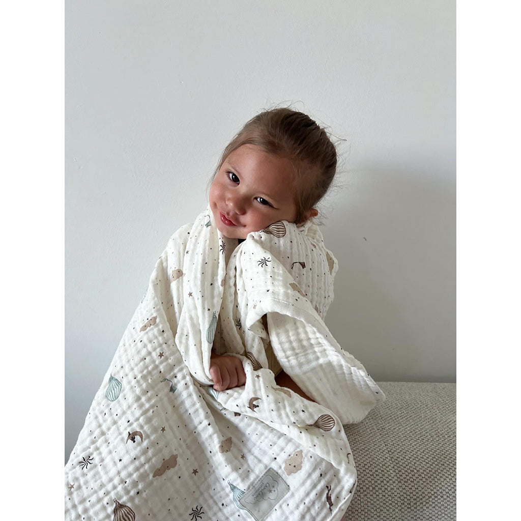 Cam Cam muslin babytæppe, økologisk, GOTS - Dreamland