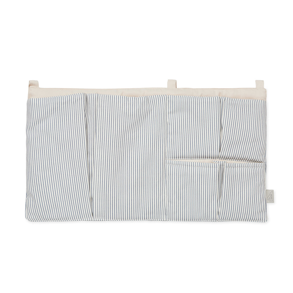 Cam Cam bed pocket, sengelommer i stof, OCS - Classic stripes blue