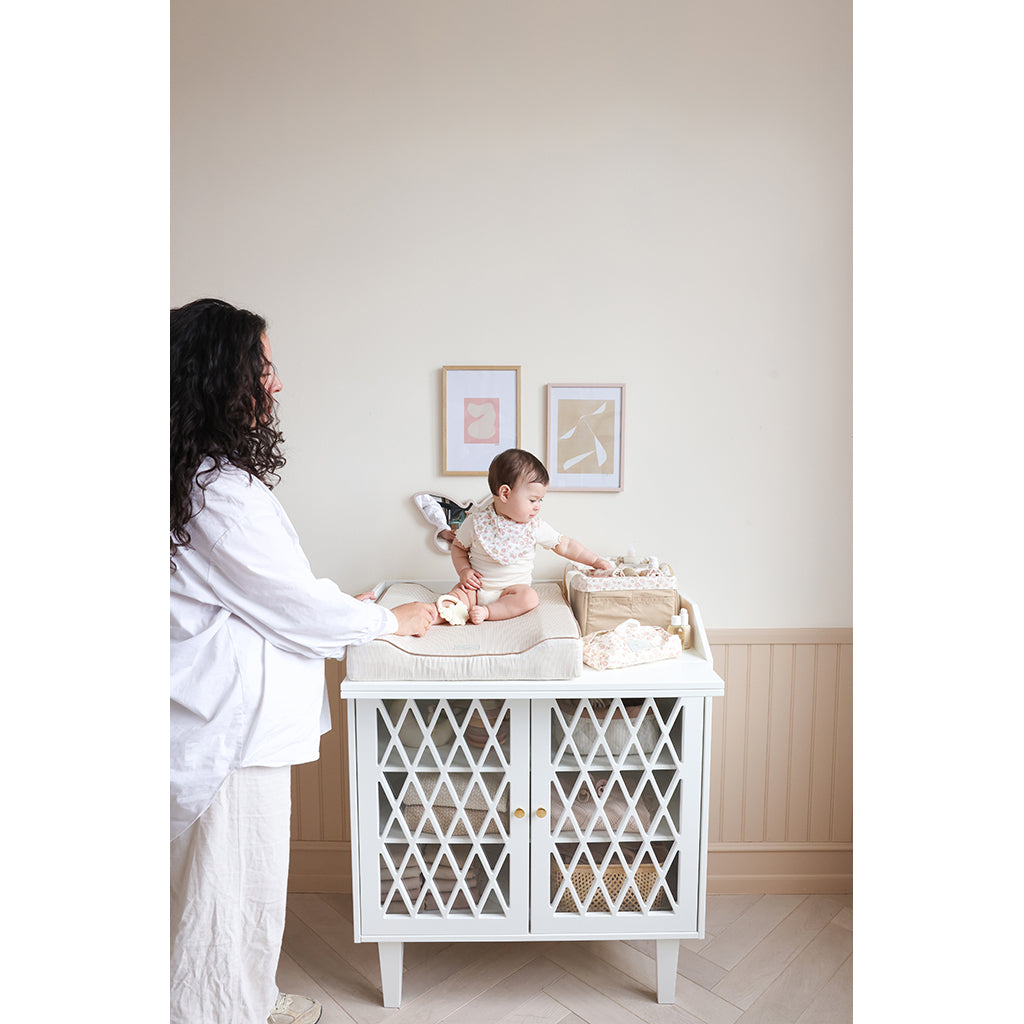 Cam Cam dukkeklær, GOTS – kjole, shorts og kyse – Bows