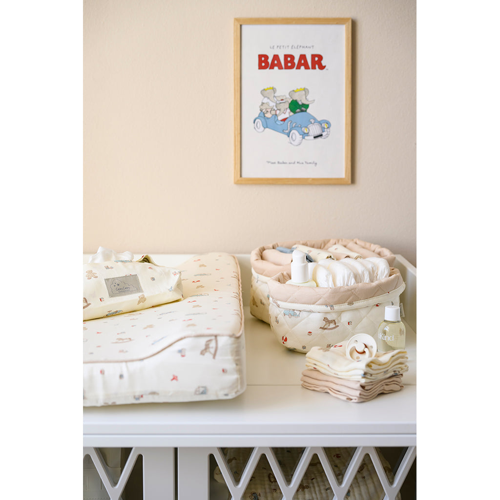 Cam Cam etui til våtservietter, økologisk, GOTS - Vintage Toys