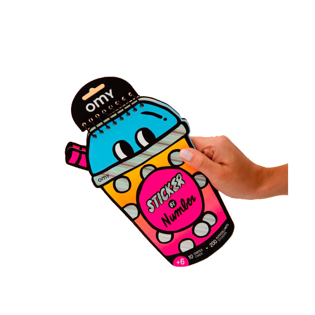 Omy aktivitetbog m 200 klistermærker, Bubble tea