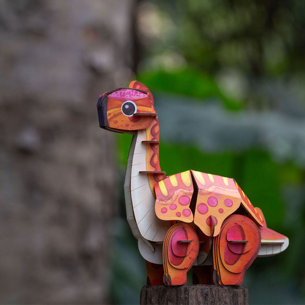 mierEdu 3D puslespill med lyd, Brachiosaurus